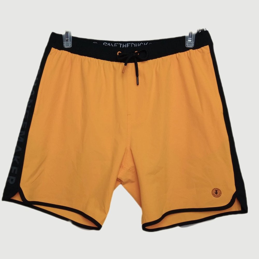 NEW Save the Duck Swim Trunks Bright Orange Men's Various Sizes